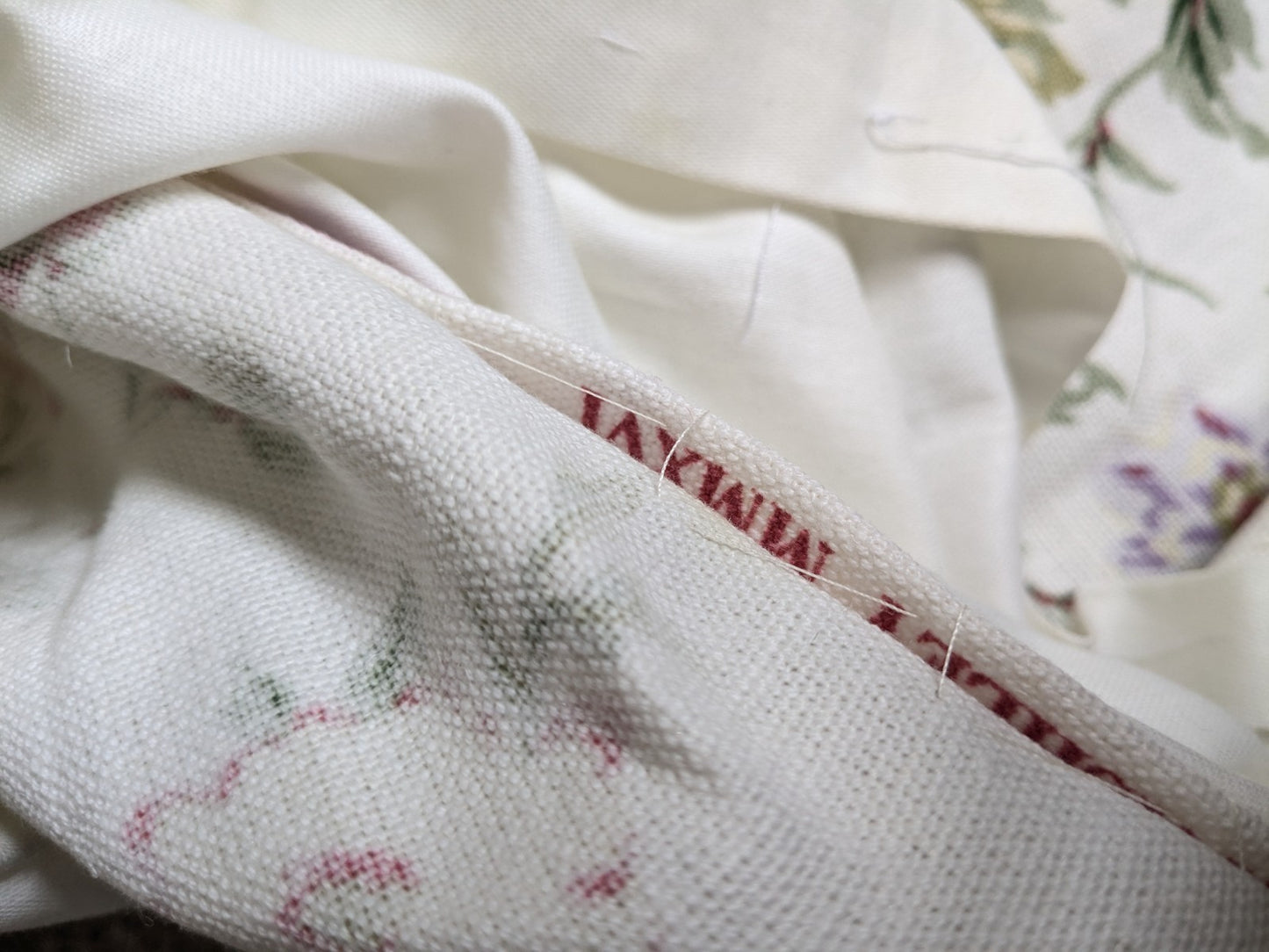 Laura Ashley Pencil Pleat Curtains Arundel Rose Floral D81 x W51 in Lined Long