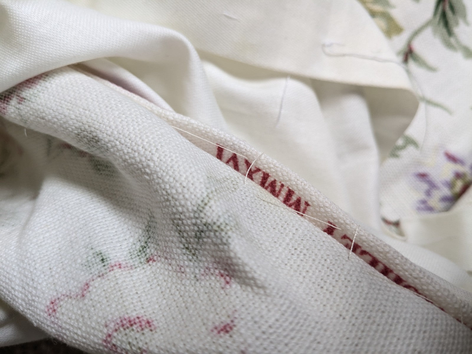 Laura Ashley Pencil Pleat Curtains Arundel Rose Floral D81 x W51 in Lined Long