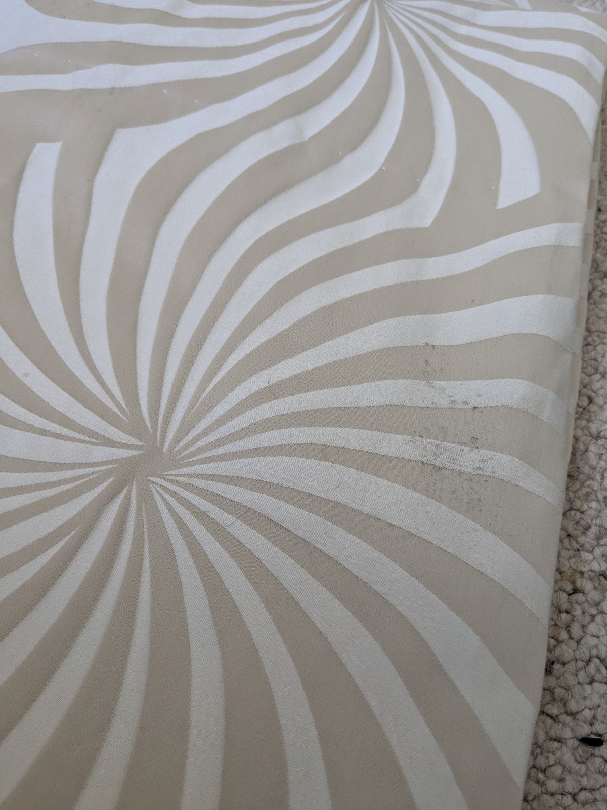 Laura Ashley Curtains W129 x L224 cm Beige Greige Curzon Lined Long Thick