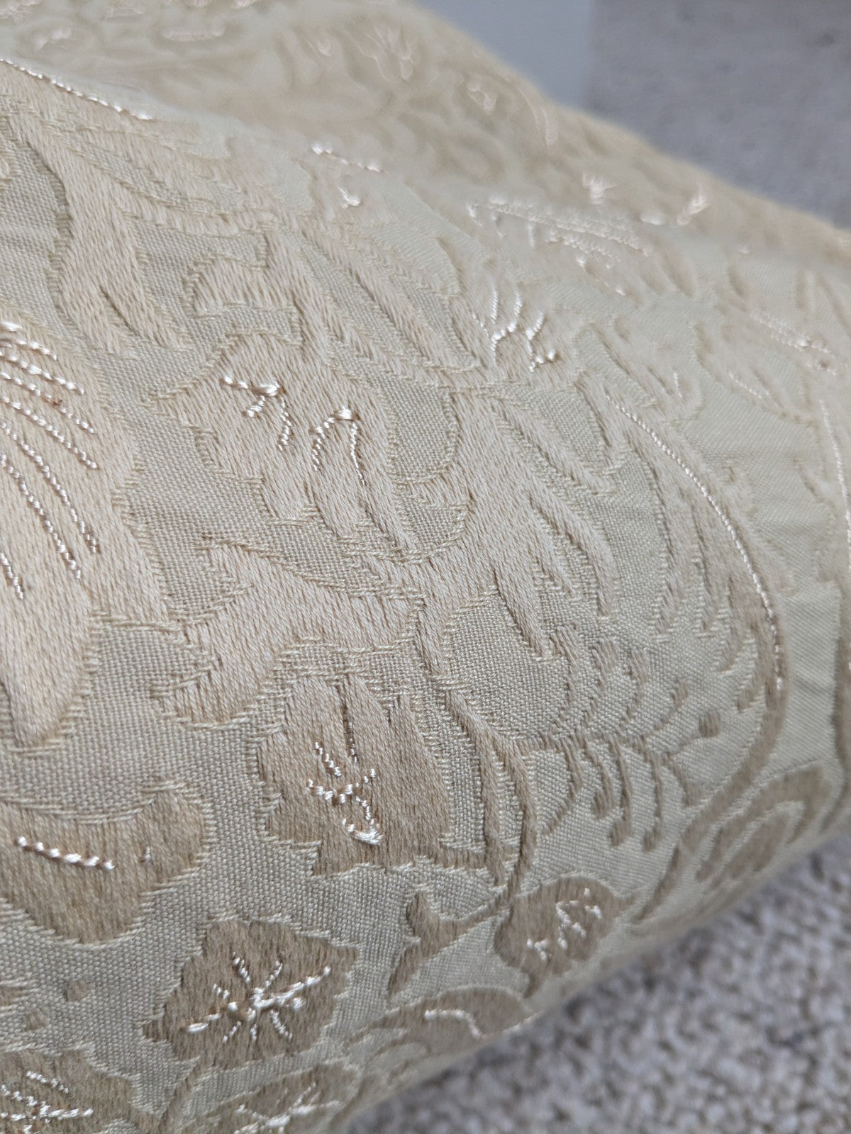 Dunelm Curtains Textured Woven Cream Gold W259 x 182 cm Pencil Pleat Kensington 