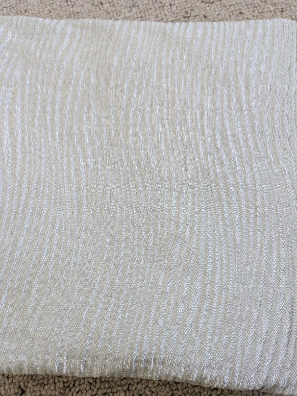 Next Grey Silver Eyelet Curtains Textured Wavy Long W135 x L229cm (53X90") READ 