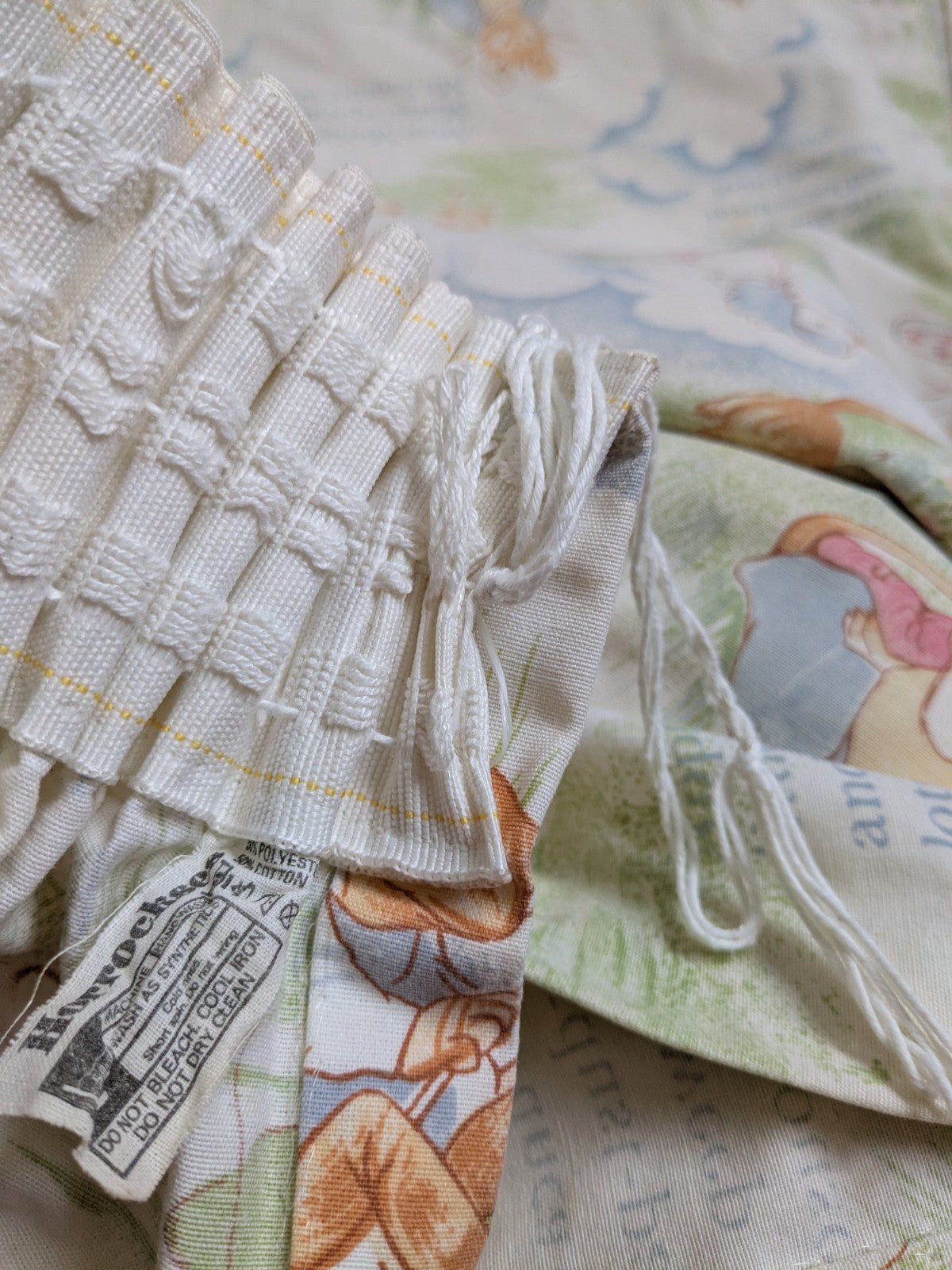 Horrockses Vintage Curtains Beatrix  Potter Fox & Jemima Puddleduck W66 x L51 in