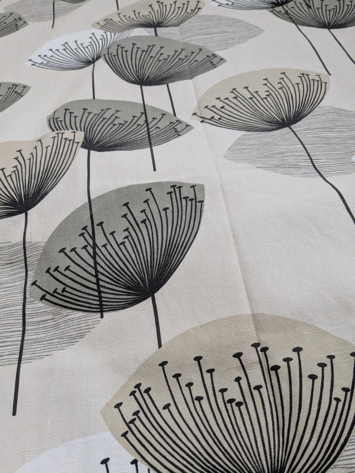 Sanderson Curtains W168 x L210 cm Dandelion Clocks Beige Eyelet Long