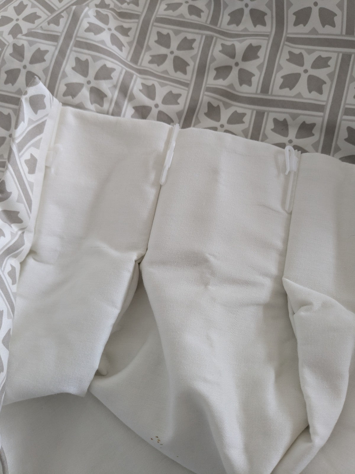 Laura Ashley Mr Jones Pinch Pleat Fleece Lined Curtains D89 x W26.5" Warm Long