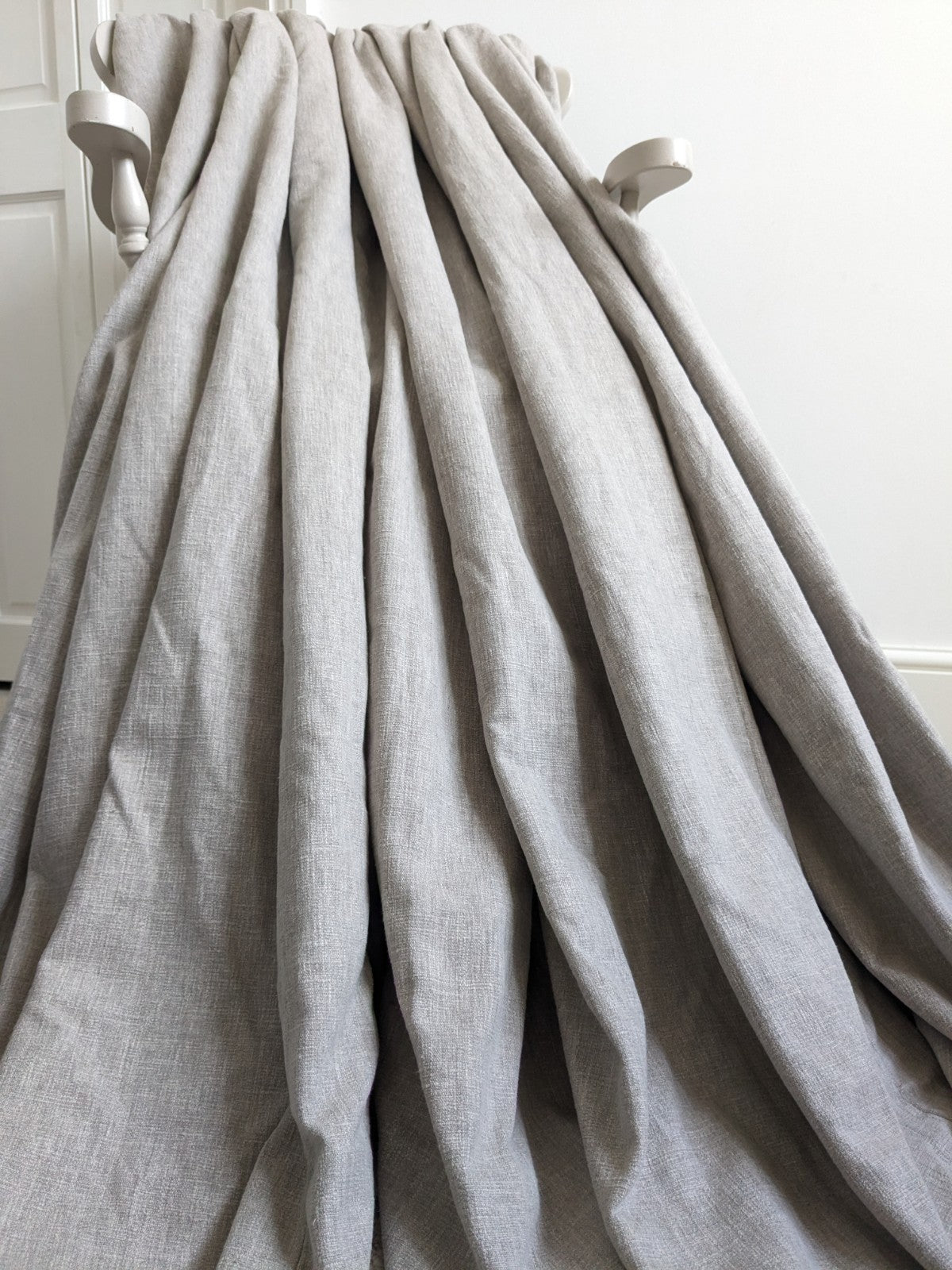 John Lewis MTM Curtains W150 x L156 cm Beige Fawn Blackout Pinch Pleat 