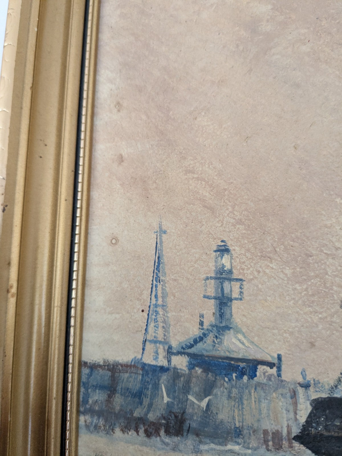 Joe Crowfoot  - Lowestoft Drifter Our Allies Framed Fishing Boat READ DESCRIPTIO