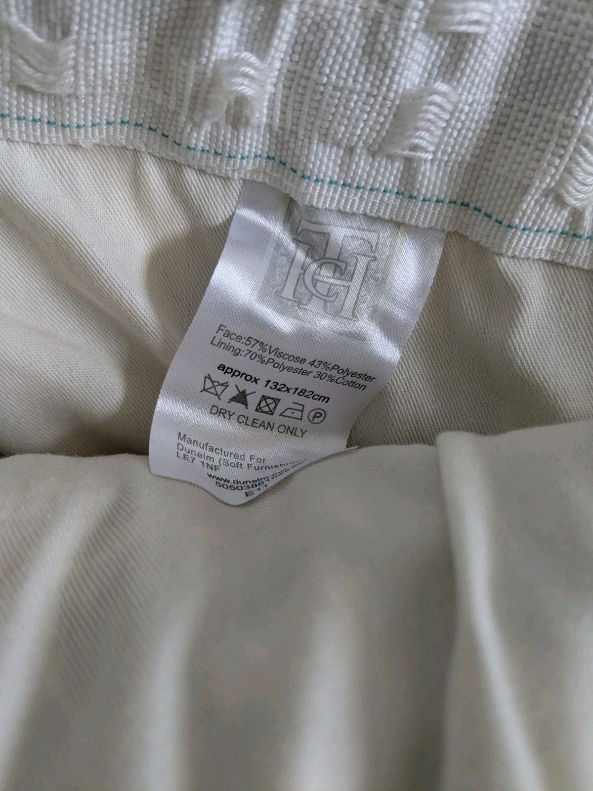 Dunelm Heritage Collection Glava Curtains W132xD182 cm Pencil Pleat Fully Lined