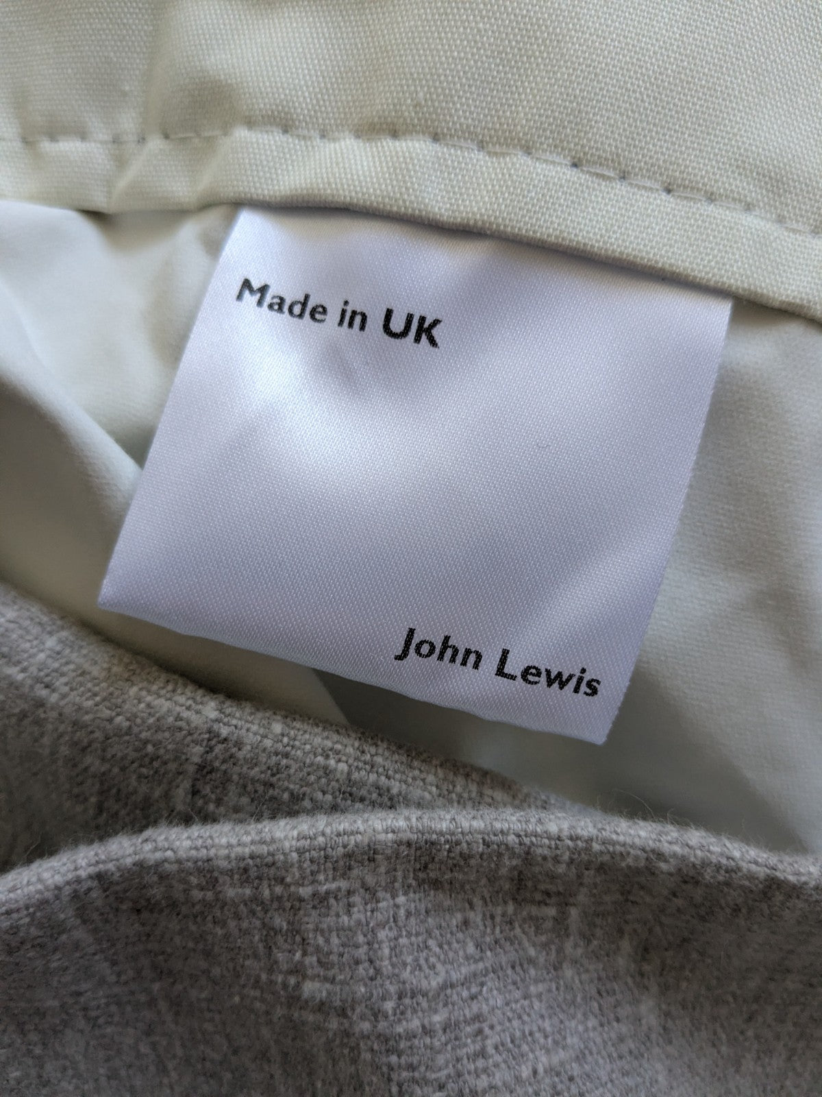 John Lewis MTM Curtains W150 x L156 cm Beige Fawn Blackout Pinch Pleat 