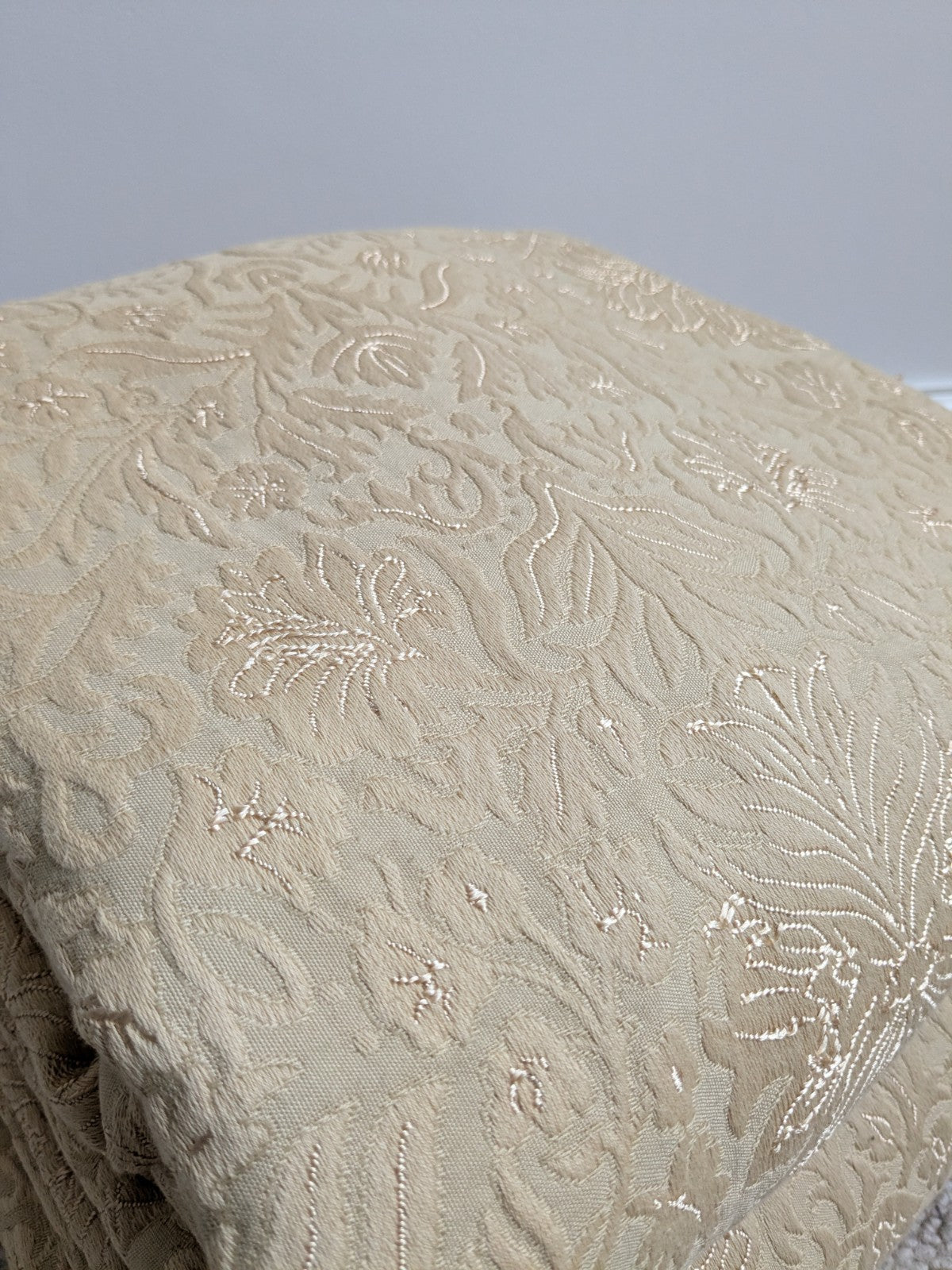 Dunelm Curtains Textured Woven Cream Gold W259 x 182 cm Pencil Pleat Kensington 