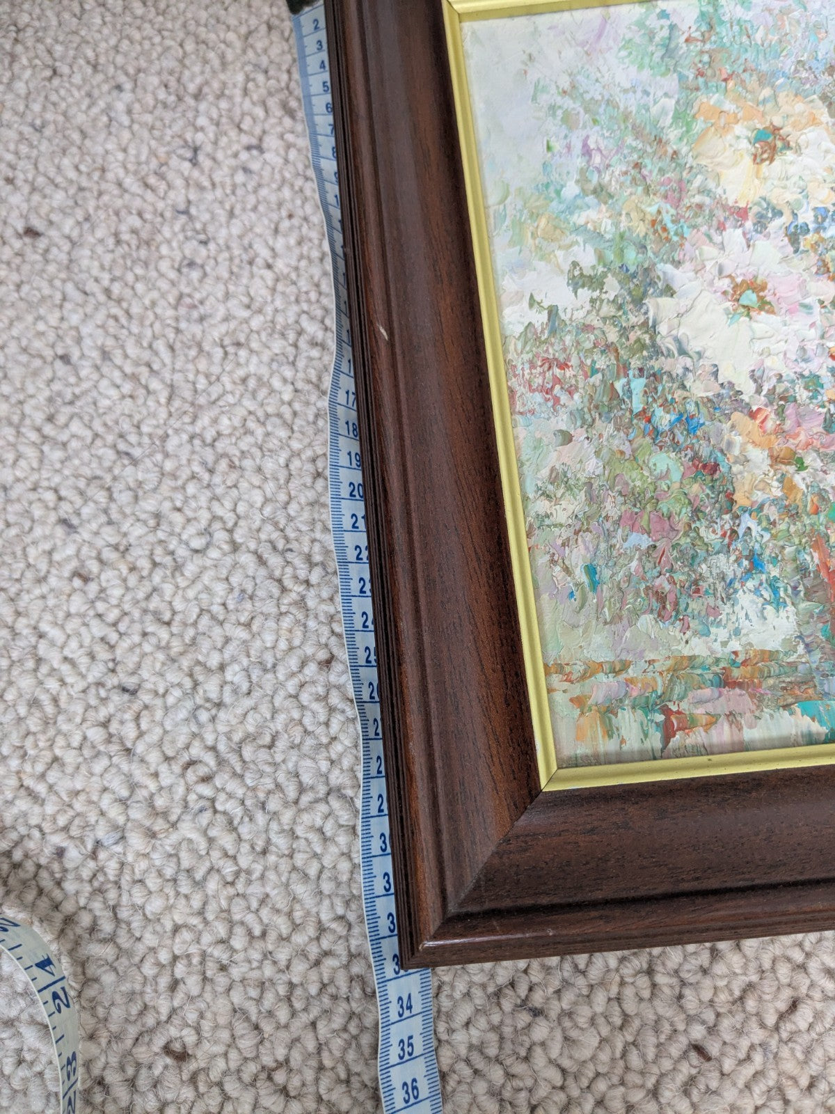 Original Hand-painted Textured Abstract Still Life Canvas Pastel Pinks Floral