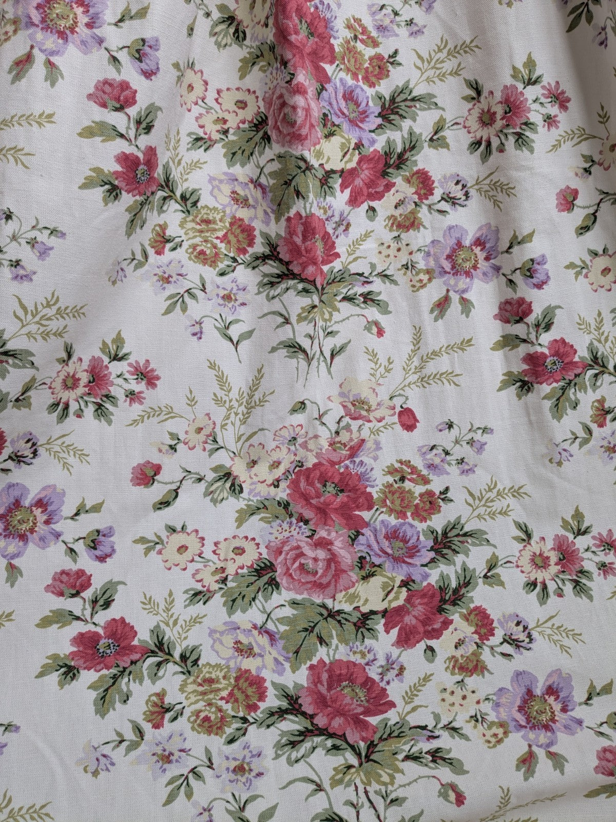 Laura Ashley Pencil Pleat Curtains Arundel Rose Floral D81 x W51 in Lined Long