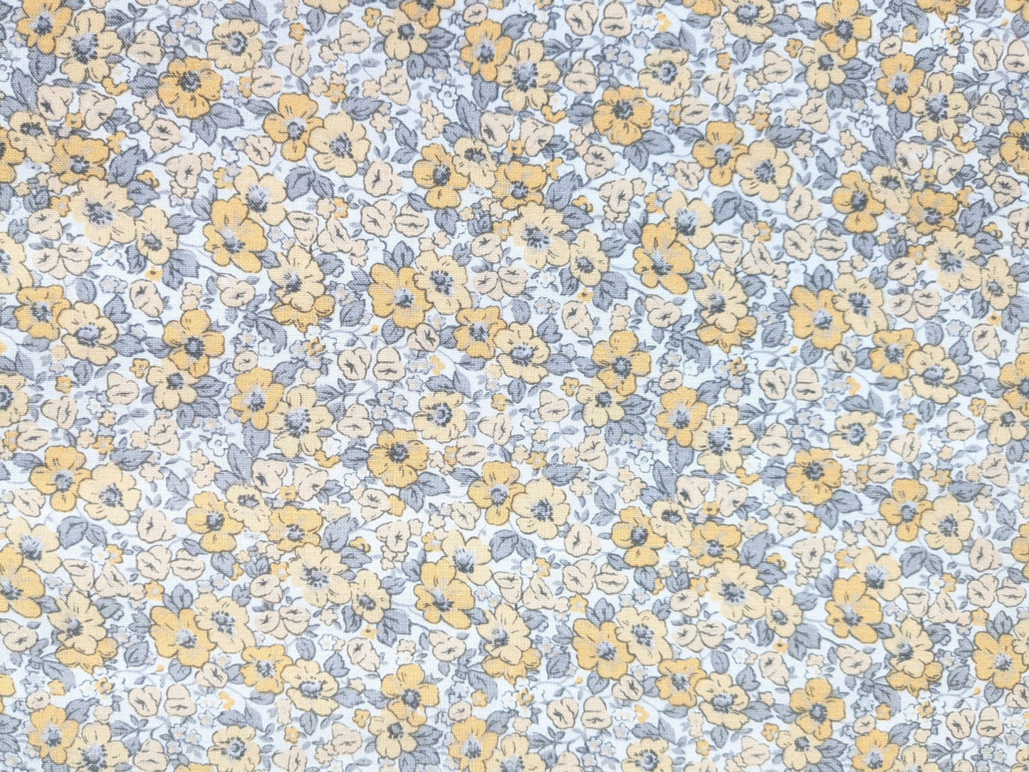 Laura Ashley Libby Ditsy Floral Eyelet Blackout Curtains Grey W117 x 183 cm