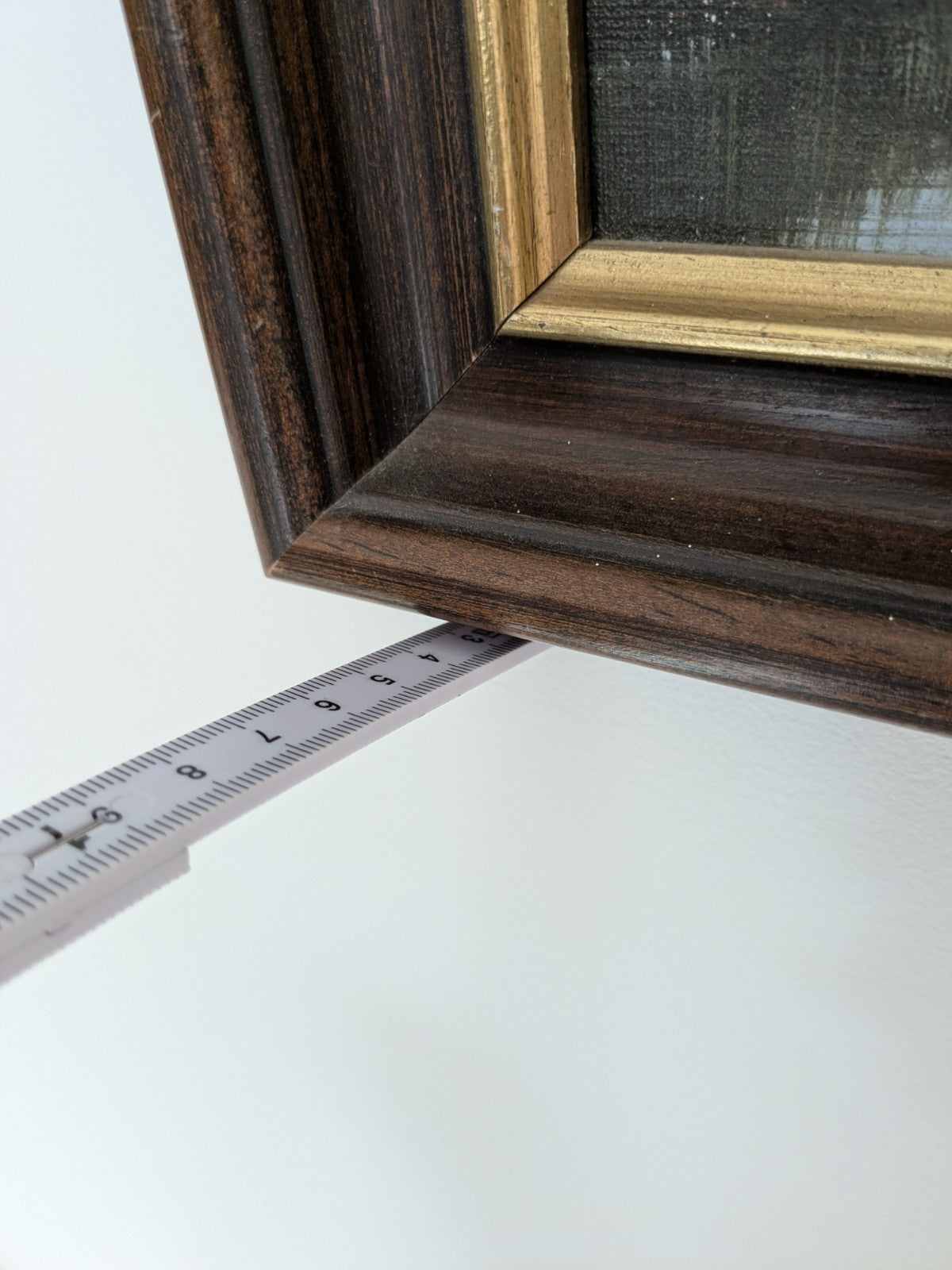 Painting Framed Canal Boat Landscape English Countryside Nick Malone Picture